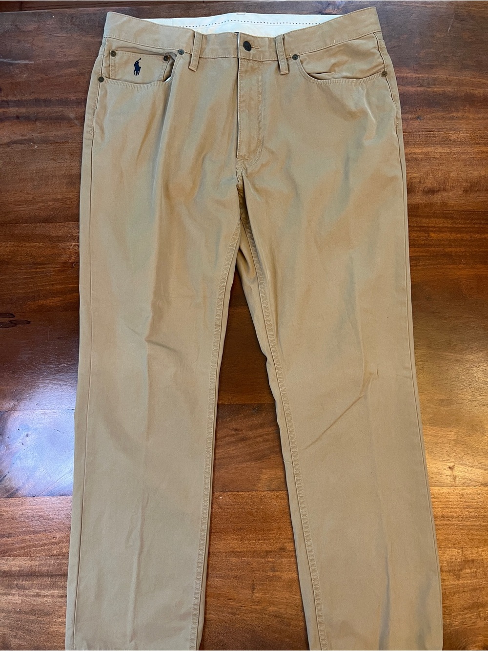 Ralph Lauren Pants Mens 36 X 32 Khaki Straight Leg 5 Packet  Classic